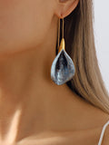 Momentlover Flower Shape Drop Earrings