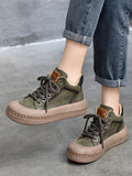 Momentlover Tied Round-Toe Shoes Booties