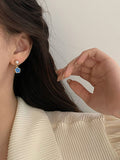 Momentlover Vintage Geometry Flower Shape Earrings Accessories