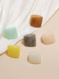 Momentlover Original Vintage 6 Colors Acrylic Geometric Ring