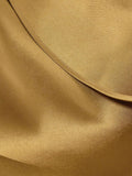 Momentlover Sleeveless Wrap Falbala Layered Solid Color Zipper Round-Neck Jumpsuits