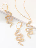 Momentlover Snake Shape Earrings Accessories + Necklaces Accessories