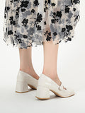 Momentlover Split-Joint Shallow Cut Round-Toe Pumps Mary Janes
