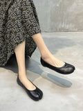 Momentlover Shallow Cut Round Cut Cloven Flats