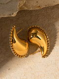 Momentlover Rhine Stones Geometric Earrings Accessories