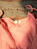 Momentlover Vintage Solid Color Spaghetti-Neck Loose Sleeveless Mini Dress