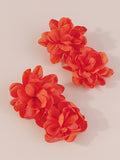 Momentlover Three-Dimensional Flower Drop Earrings