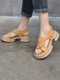 Momentlover Open Toe Sandals Platform Shoes