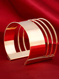 Momentlover Solid Color Hollow Geometric Bracelet Accessories