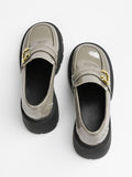Momentlover Split-Joint Round-Toe Loafers
