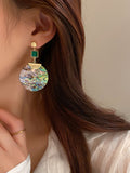Momentlover Urban Geometric Acrylic Earrings Accessories