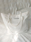 Momentlover Casual Simple Letter Printed Tote Bag