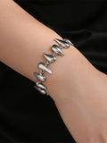 Momentlover Solid Color Geometric Bracelet Accessories