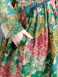 Momentlover National Style Flower Printed Long Dress