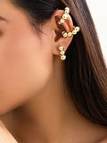 Momentlover Solid Color Geometric Ear Clip