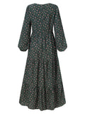 Momentlover Tiered Floral Print Dress DR6541