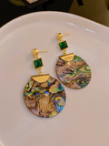 Momentlover Urban Geometric Acrylic Earrings Accessories
