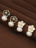 Momentlover Flower Shape Earrings Accessories
