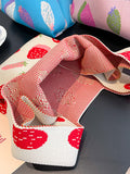 Momentlover Woven Contrast Color Handbags Bags