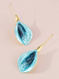 Momentlover Flower Shape Drop Earrings