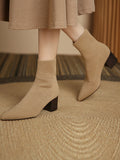 Momentlover Split-Joint Sock Boots Boots