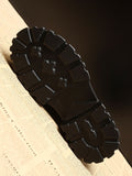 Momentlover Split-Joint Lace-Up Platform Shoes Dr. Martens Boots Boots