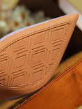 Momentlover Solid Color Sandals Pumps