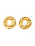 Momentlover Solid Color Hollow Geometric Drop Earrings