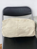 Momentlover Casual Canvas Solid Color Bags Accessories