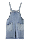 Momentlover Original With Pocket Denim Overalls