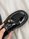 Momentlover Split-Joint Shallow Cut Round-Toe Mary Janes