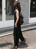 Momentlover Loose Simple T-shirt and Jumpsuits Suits