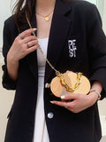 Momentlover Original Creation Chains Geometric Alloy Bags Accessories