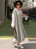 Momentlover Loose V-neck Woolen Waistcoat