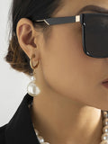 Momentlover Beaded Pearls Earrings Accessories Drop Earrings