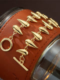 Momentlover Solid Color Geometric Bracelet Accessories