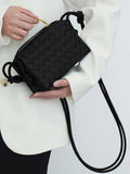 Momentlover Zipper Woven Crossbody Bags Bags