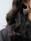 Momentlover Original Contrast Color Zircon Earrings Accessories