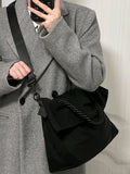 Momentlover Solid Color Classic Crossbody Bags Bags Accessories