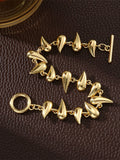 Momentlover Solid Color Geometric Bracelet Accessories