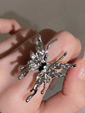 Momentlover Geometric Butterfly Shape Adjustable Rings Accessories