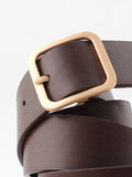 Momentlover Urban PU Geometric Belt
