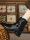 Momentlover Zipper Split-Joint Pointed-Toe Chelsea Boots Boots