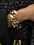 Momentlover Punk Chains Hollow Bracelet Accessories
