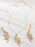 Momentlover Snake Shape Earrings Accessories + Necklaces Accessories