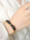 Momentlover Contrast Color Bow-Embellished Bracelet Accessories