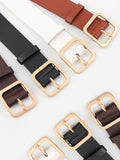 Momentlover Urban PU Geometric Belt