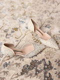 Momentlover Shiny Rhinestone Pumps