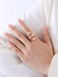 Momentlover Geometric Star Shape Rings Accessories