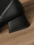 Momentlover Split-Joint Solid Color Chelsea Boots Boots